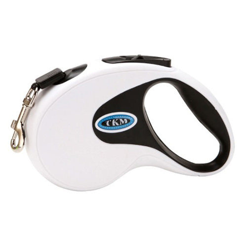 Heavy-Duty Retractable Dog Leash – 16ft Tangle-Free Nylon Tape with Ergonomic Handle – Ideal for Small to Medium Dogs
