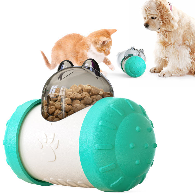 Interactive Treat Dispensing Toy – Dual Ball Design for Cats & Dogs, Adjustable Difficulty,