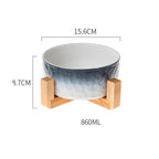 Elegant Ceramic Pet Bowl – Stylish Feeding for Cats & Dogs
