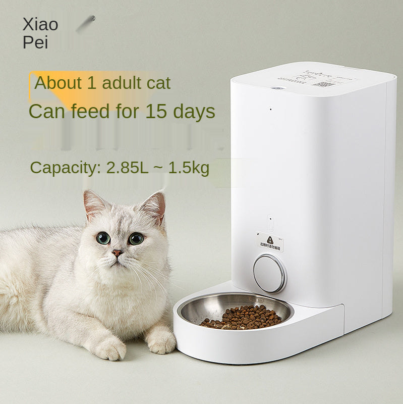 Smart Automatic Pet Feeder – Scheduled Meals Made Easy