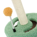 Interactive Cat Scratch Board – Corrugated Cardboard Claw Grinder with Toy Balls