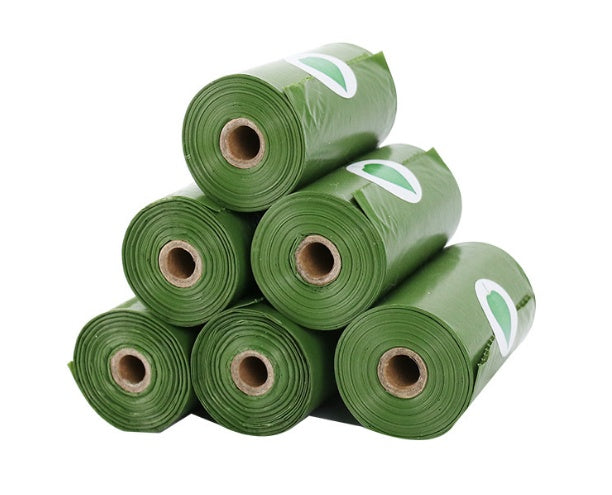 Fragrance Degradable Pet Garbage Bags with Dispenser | Eco-Friendly Poop Bags for Dogs and Cats