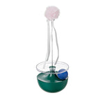 Self-Congratulating Funny Stick Tumbler Cat Toy – Interactive Wobble Ball with Feather,