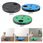 Dog Nail Scraper Slow Food Toy | Rotatable Sandpaper Nail File Board with Suction Cup | Interactive Pet Scratching Board