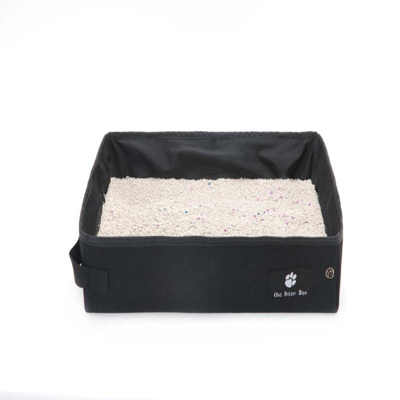 Portable Folding Cat Litter Box – Leak-Proof, Waterproof, Travel-Friendly