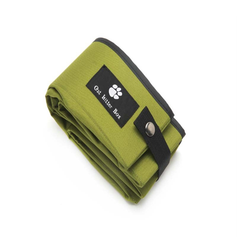 Portable Folding Cat Litter Box – Leak-Proof, Waterproof, Travel-Friendly