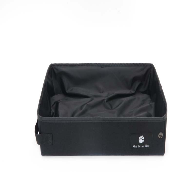 Portable Folding Cat Litter Box – Leak-Proof, Waterproof, Travel-Friendly