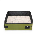 Portable Folding Cat Litter Box – Leak-Proof, Waterproof, Travel-Friendly