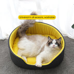 Universal Washable Pet Kennel for All Seasons | Winter Warm & Deep Sleep Cat & Dog Bed