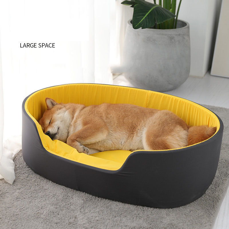 Universal Washable Pet Kennel for All Seasons | Winter Warm & Deep Sleep Cat & Dog Bed