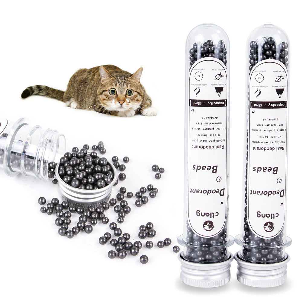 Pet Cat Litter Deodorizing Powder – Bamboo Charcoal & Activated Carbon Odor Neutralizer