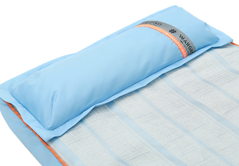 Cool Ice Silk Summer Dog Mat – Anti-Bite, Non-Stick Hair Pet Mattress