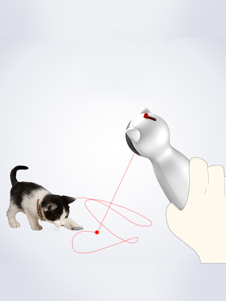Automatic Cat Laser Toy | Interactive Smart Teasing LED Laser for Cats