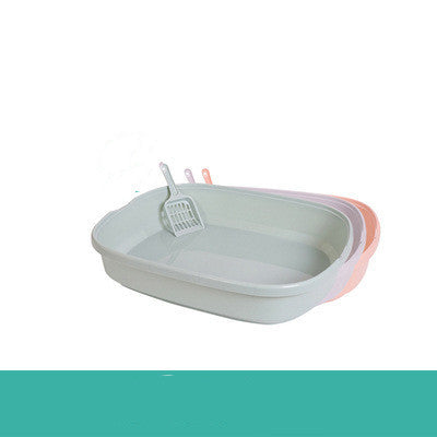 Large Cat Litter Box with High Walls – Detachable, Anti-Splash, Easy Clean