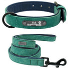 Traction Rope Lettered Dog Collar with Anti-Lost Tag – Stylish & Secure
