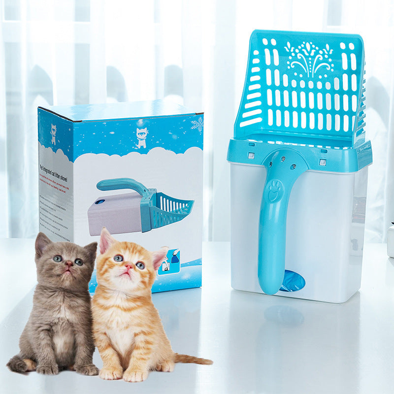 Neater Litter Genie Scooper – Mess-Free Cat Litter Sifter with Extra Waste Bags