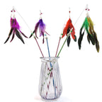 Interactive Feather Bells Cat Toy | Engaging Bell & Feather Teaser for Cats