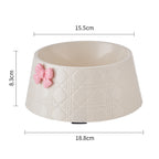 Bowknot Diamond Pet Feeding Bowl – Sweet & Stylish Feeder for Puppies & Cat