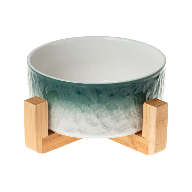 Elegant Ceramic Pet Bowl – Stylish Feeding for Cats & Dogs