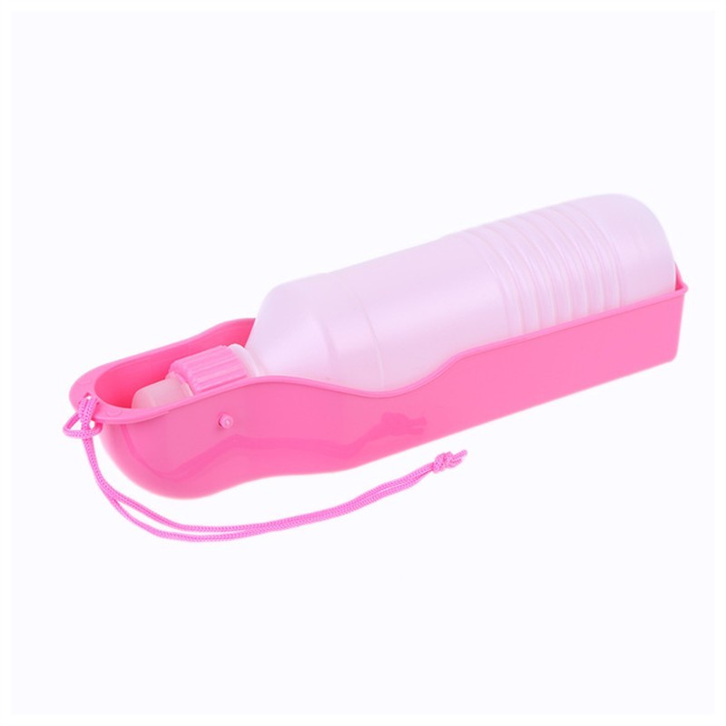 Travel Dog Water Bottle with Built-in Bowl