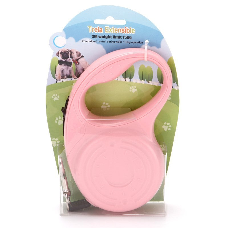 Automatic Retractable Dog Leash – Stretch, Lock, Relax