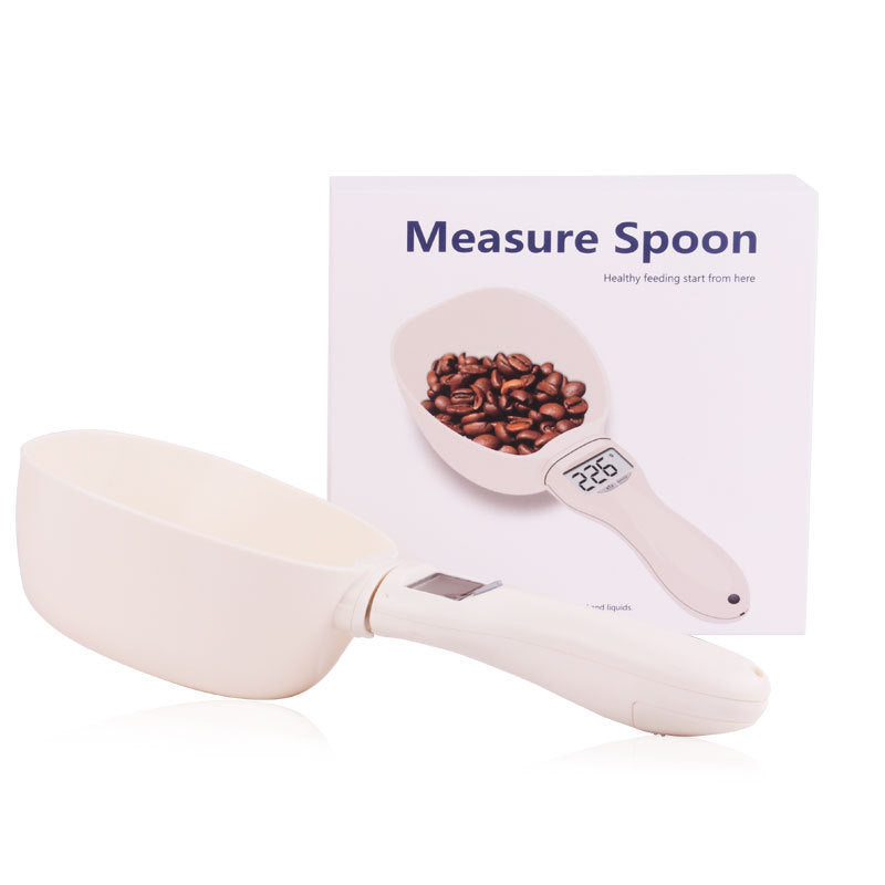 Smart Weighing Pet Food Shovel | Digital Measuring Spoon for Precise Pet Feeding