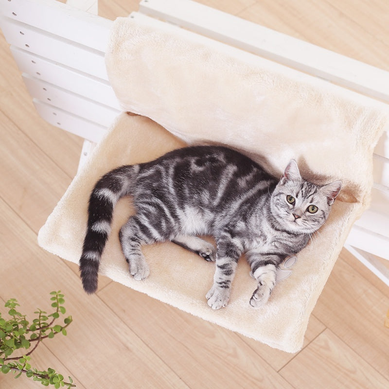 Elevated Cat Hammock Bed – Breathable Mesh, Removable Cover, Sturdy Frame