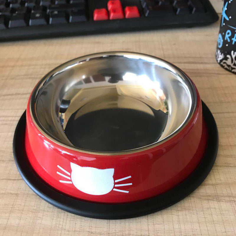 Classic Stainless Steel Pet Bowl – Durable, Odor-Free & Healthy