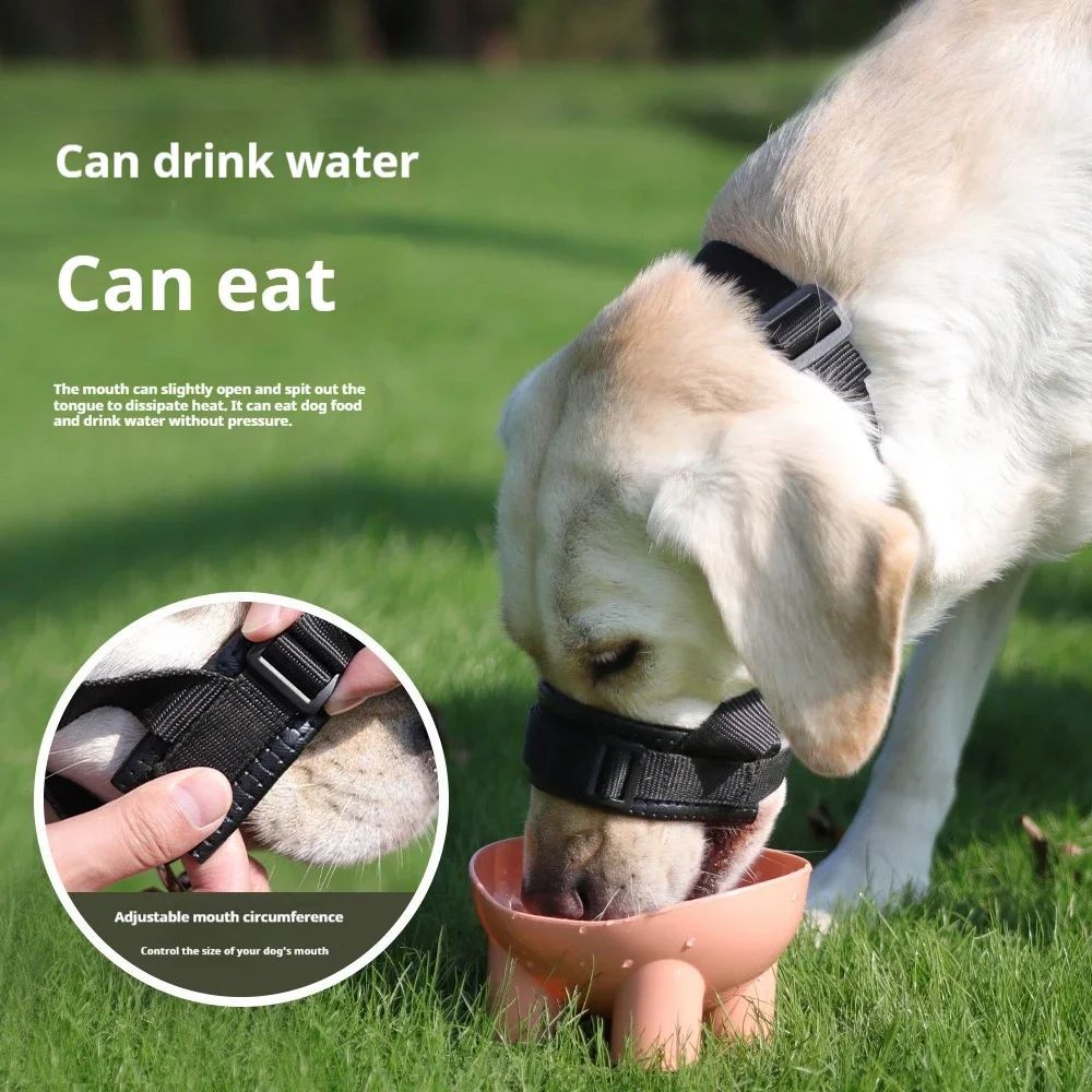 Soft Foam Anti-Bite Dog Muzzle – Adjustable, Comfortable Control