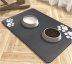 Quick-Dry Diatom Floor Mat – Spill-Proof & Waterproof Pet Placemat
