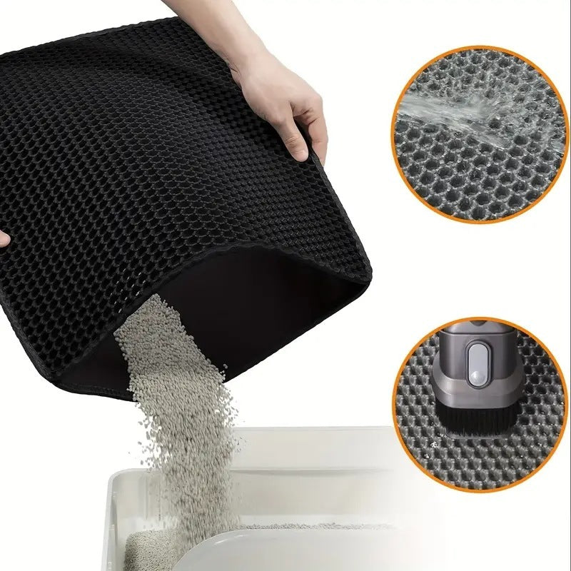 Double Layer EVA Cat Litter Pad – Waterproof, Non-Slip, Easy Clean