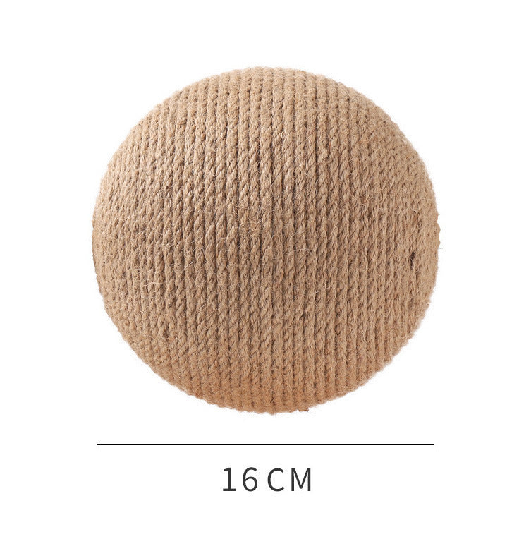 Professional Vertical Cat Toy Sisal Cat Catching Ball – Eco-Friendly Wooden Frame