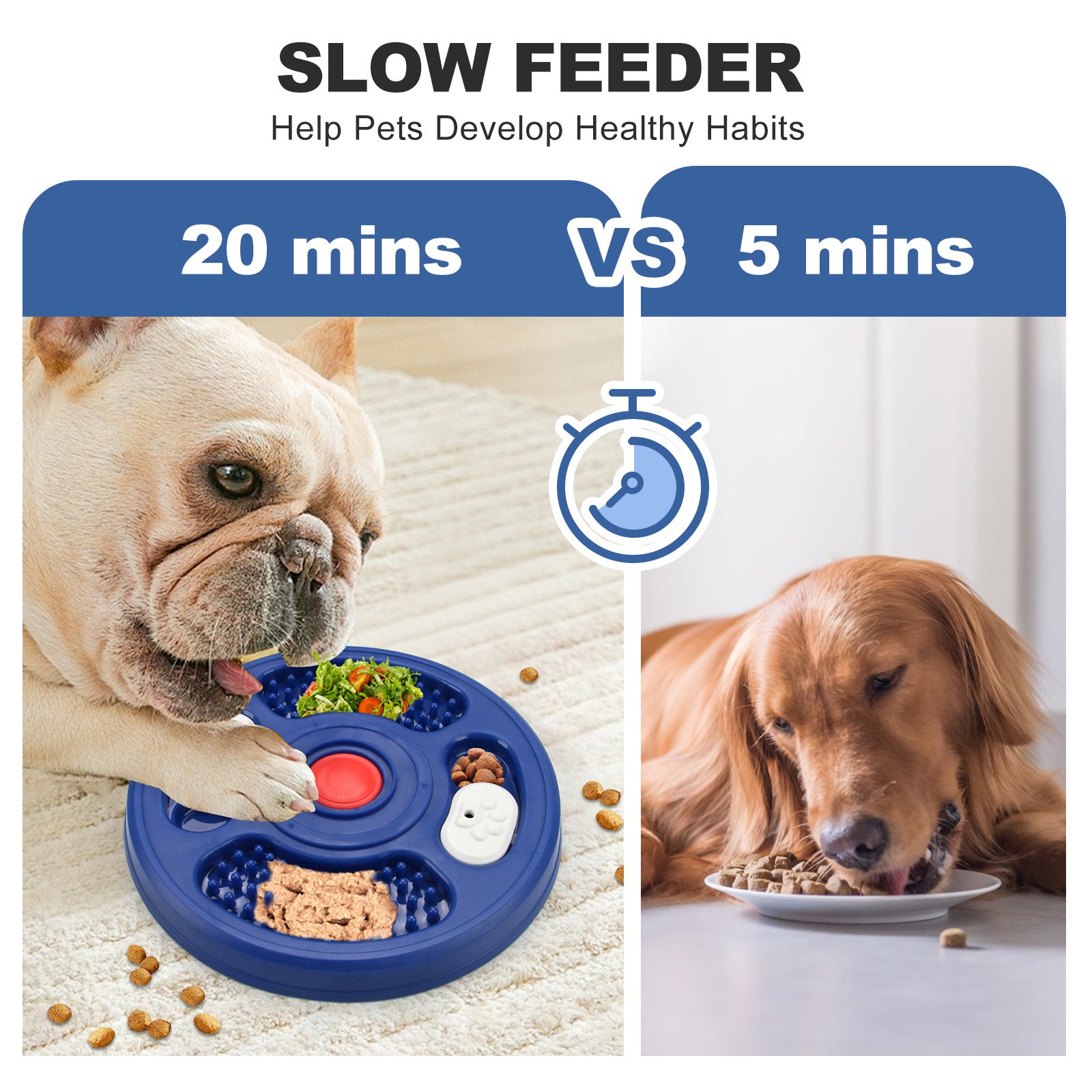 Lick & Learn Treat Plate – Calming Interactive Toy for Dogs