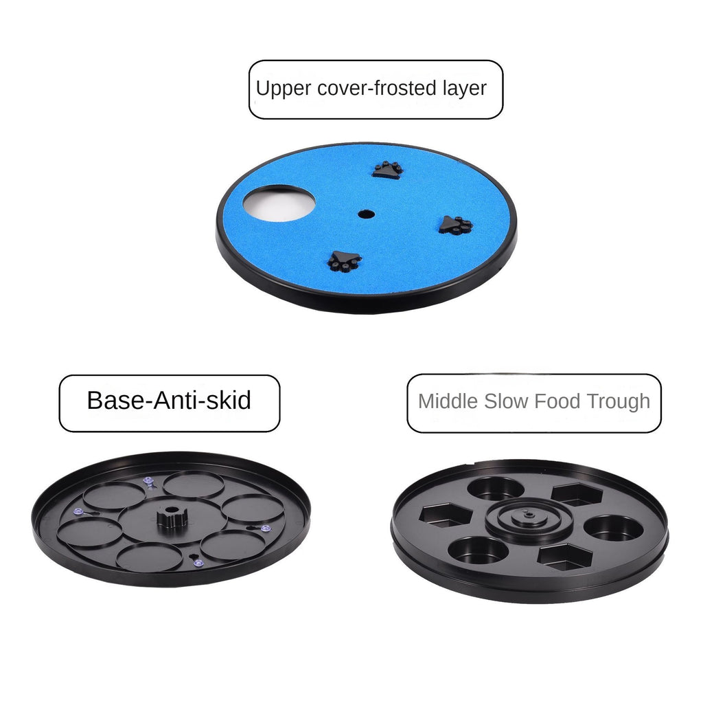 Dog Nail Scraper Slow Food Toy | Rotatable Sandpaper Nail File Board with Suction Cup | Interactive Pet Scratching Board