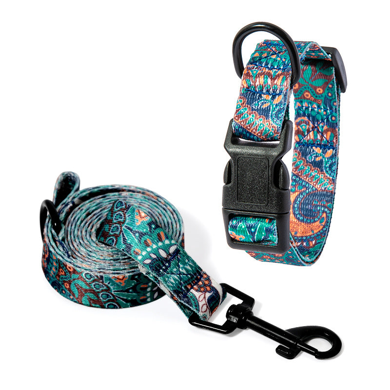 Comfort Fit Dog Collar & Leash Set – Stylish & Secure