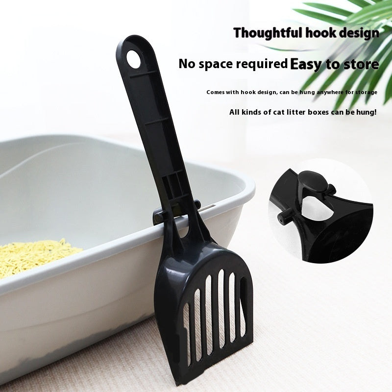 Mesh Cat Litter Scoop with Lengthened Handle – Stainless Steel, Non-Stick, Ergonomic Design