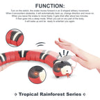 Smart Sensing Interactive Cat Snake Toy – USB Rechargeable, Realistic Movement