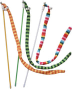 Interactive Plush Cat Wand Toy – Colorful Teaser Stick for Cats & Kittens – Engaging Playtime with Cute Shapes & Vibrant Colors