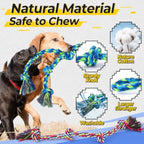 Heavy-Duty Rope Tug Toy – Tough Tug-of-War Fun for Dogs of All Sizes