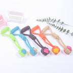Cotton Rope Ball Toy – Interactive Chew & Fetch for Small & Medium Dogs