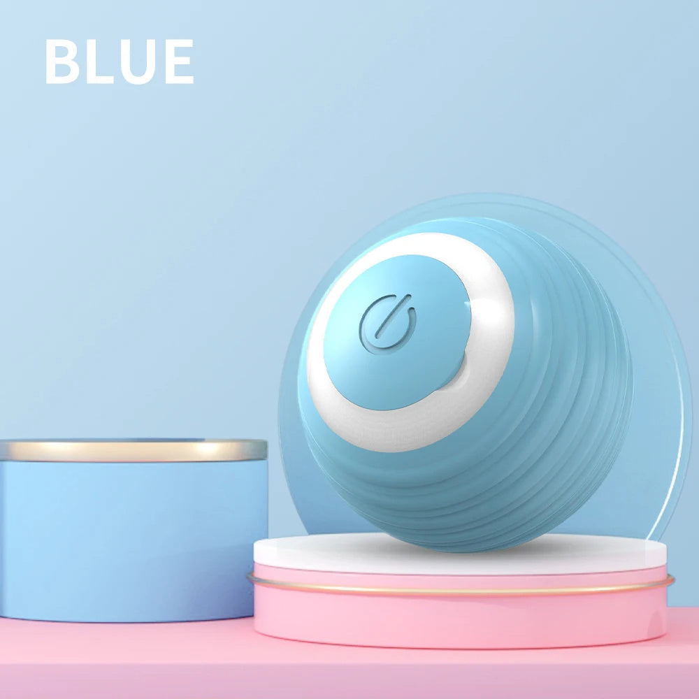 Smart Sensing Interactive Cat Ball Toy – USB Rechargeable, LED Lights