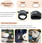 Mesh Front-Opening Dog Muzzle – Comfortable Anti-Bite & Pant-Friendly Design