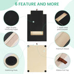 Dog Nail Scratch Board with Treat Box | Interactive Nail Trimming Toy for All Dog Sizes | Durable Wood Design