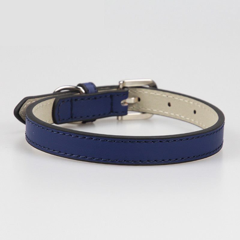 Leather Teddy Collar for Small & Medium Dogs – Soft, Stylish, Secure