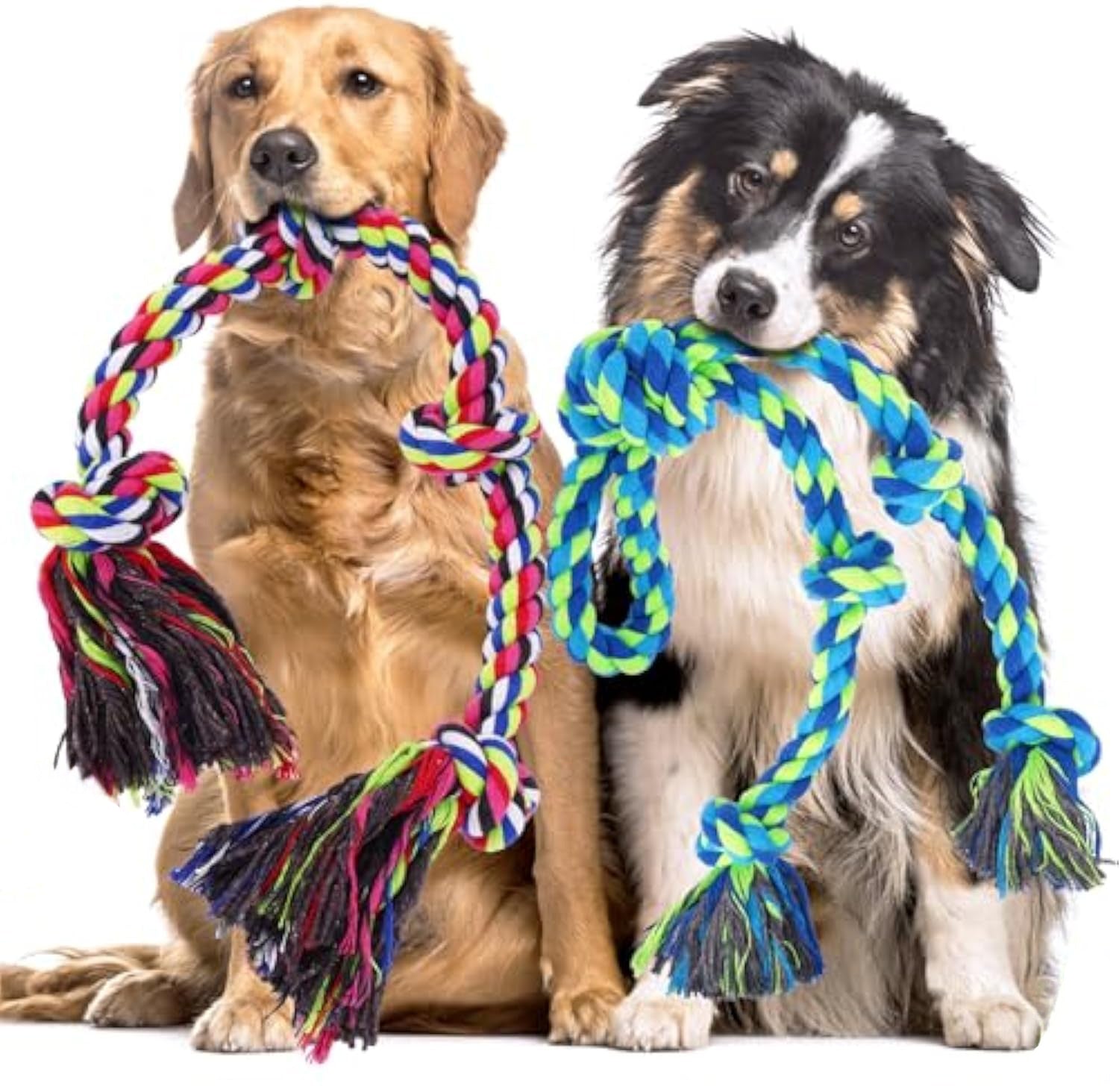 Heavy-Duty Rope Tug Toy – Tough Tug-of-War Fun for Dogs of All Sizes