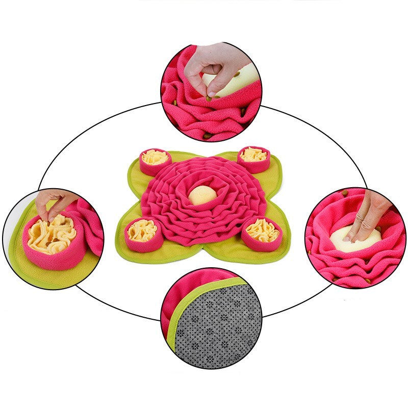 Interactive Sniff-&-Search Dog Snuffle Mat – Mental Enrichment Toy