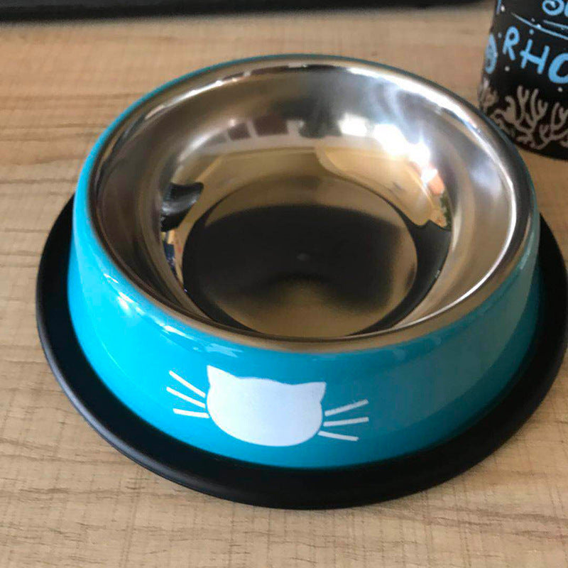 Classic Stainless Steel Pet Bowl – Durable, Odor-Free & Healthy
