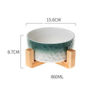 Elegant Ceramic Pet Bowl – Stylish Feeding for Cats & Dogs