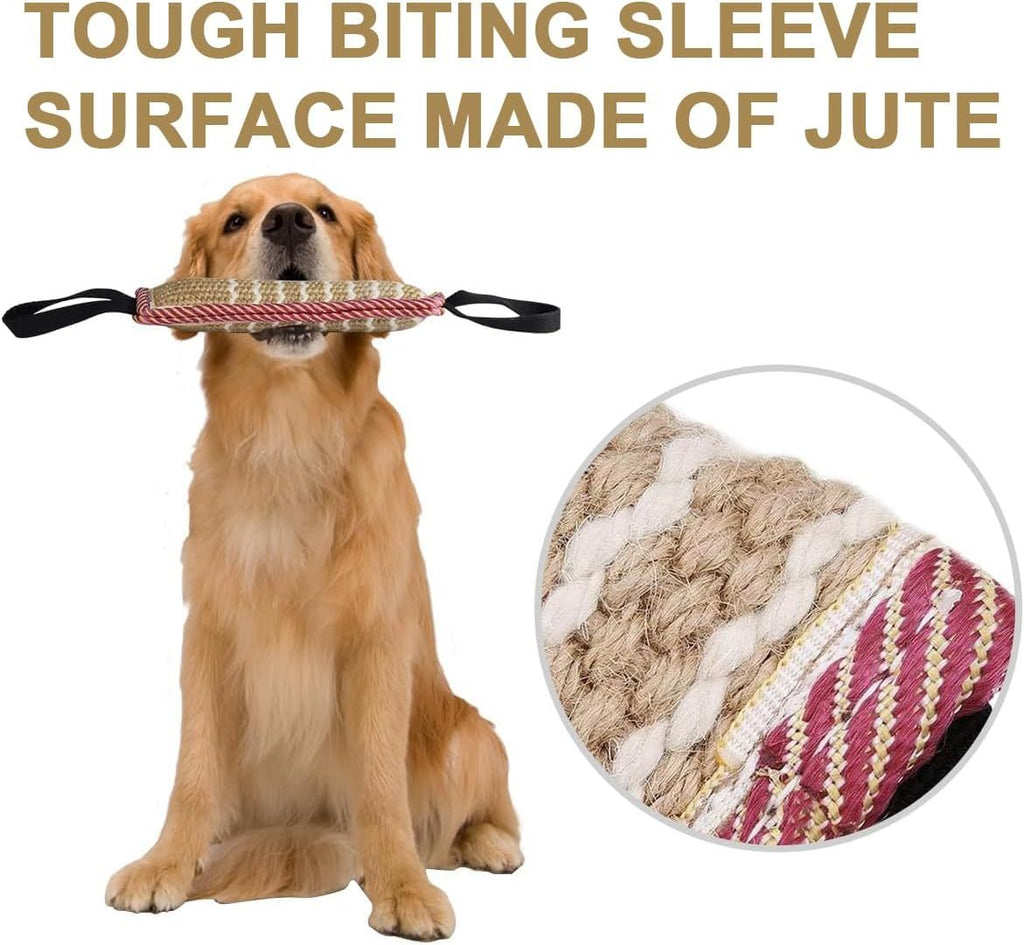 Jute Bite Tug Toy – Interactive Tug-of-War Fun for Small & Medium Dogs