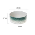 Elegant Ceramic Pet Bowl – Stylish Feeding for Cats & Dogs